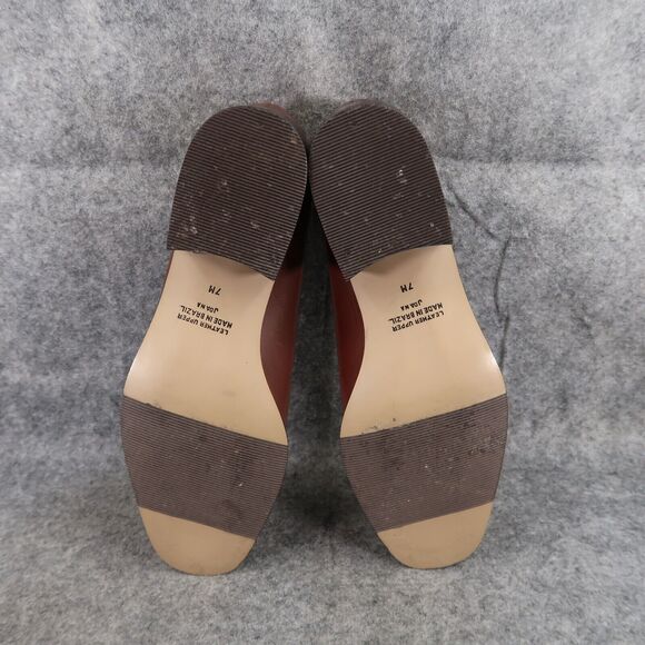 Seychelles Shoes Womens 7 Loafer Pump Classic Fashion Career Leather Brown Joana - Picture 11 of 14